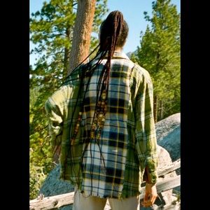 UO BDG Kaden Mixed Plaid flannel